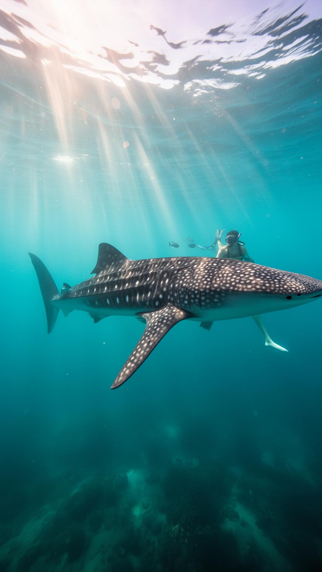 snorkel with whale sharks at tofo